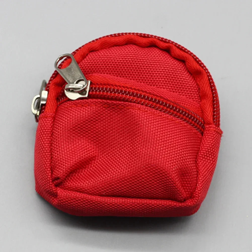 HOT Cute For Labubu Doll Canvas Backpack Simulation Pet Bag for 15/17cm Dolls Cute Doll Accessories