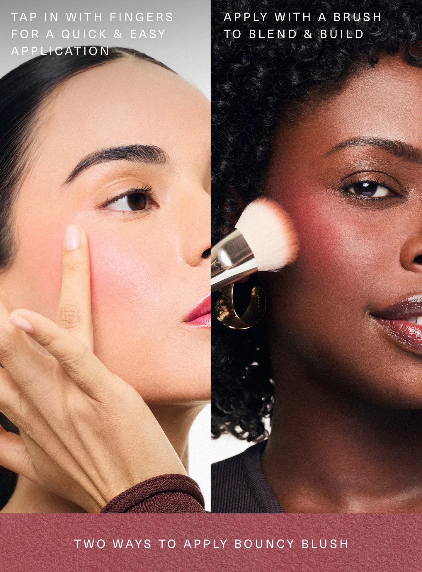 Rare Beauty The Cream To Powder Blush Has A Dreamy Color and A Long-lasting, Blurry Matte Effect Skin Texture Isn't Emphasized