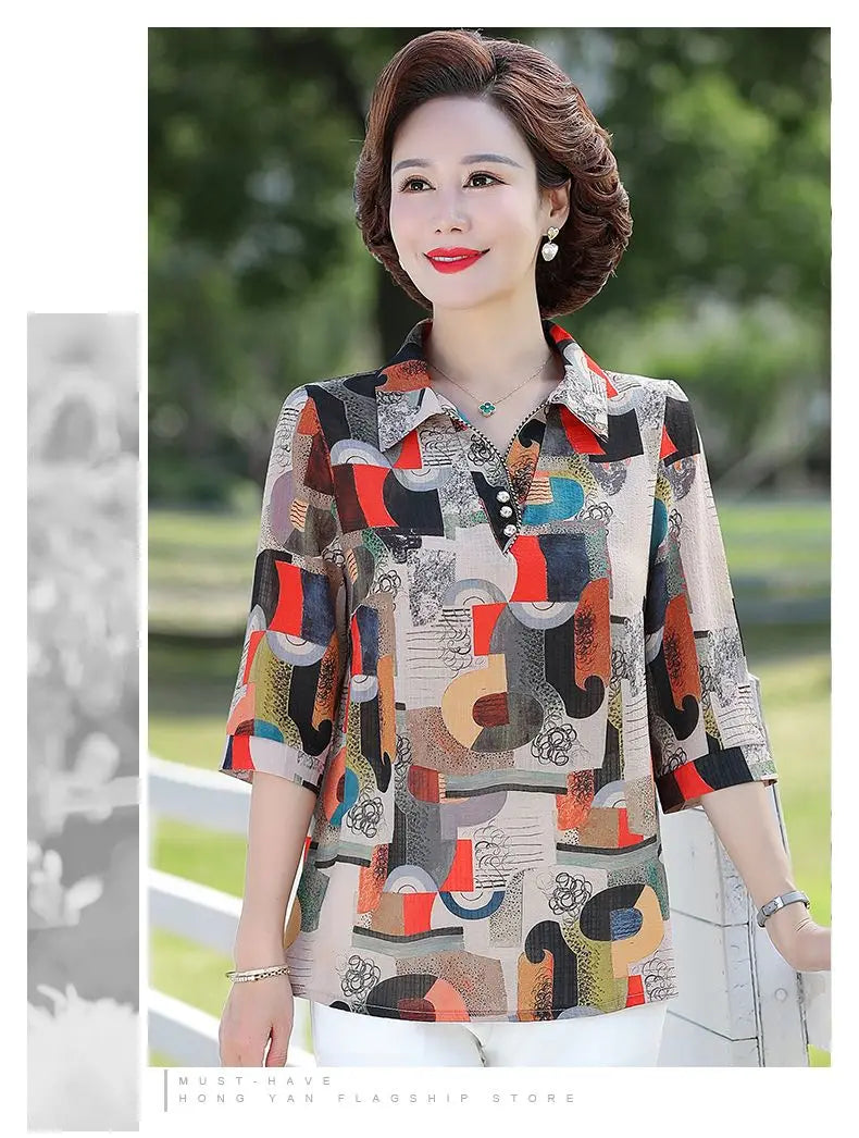 Women Summer Fashion Top Two-piece Set 2025 New Thin Shirt Spring and Summer Chiffon Shirt
