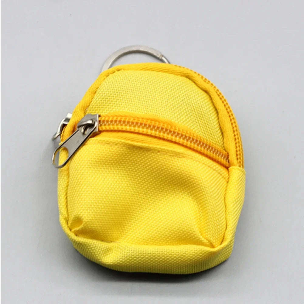 HOT Cute For Labubu Doll Canvas Backpack Simulation Pet Bag for 15/17cm Dolls Cute Doll Accessories