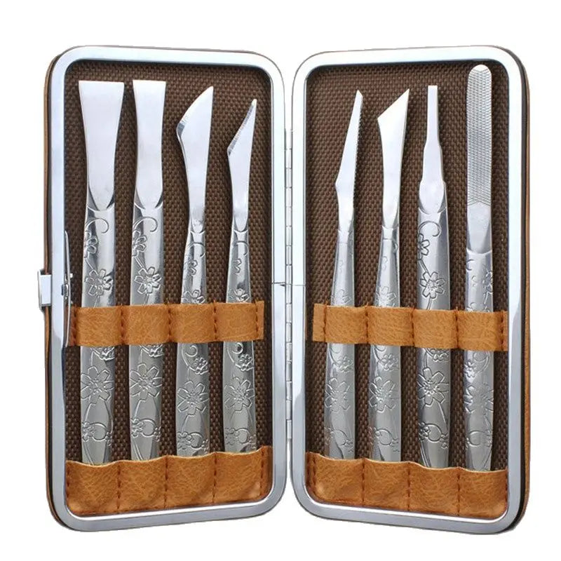 Leather Craft Skiving Knife with Sharp Handle, Handwork DIY Tool, 1Set