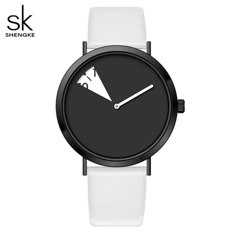 Women Watch Creative Wristwatch Ladies Watch Rotate  Leather Band Wristwatches Clock Montres Femme Reloj Mujer Relogio Feminino
