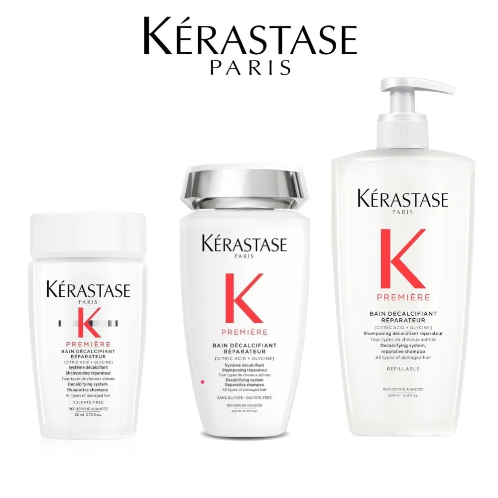 Kerastase Premiere Sulfate-Free Hair Repair Shampoo 80ml/250ml/500ml,  For All Damaged Hair Types, Strengthens & Smoothes