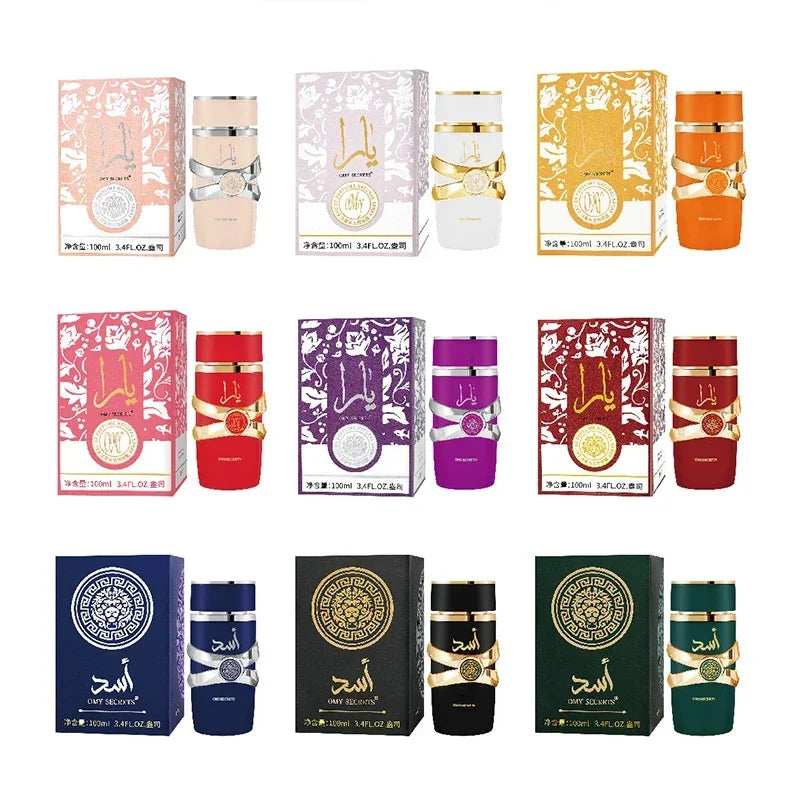 Arabic Brand Perfume Long-lasting Fragrance Woody Floral Fruity Fresh Charm Confident Romantic Date Gift Neutral Light Perfume