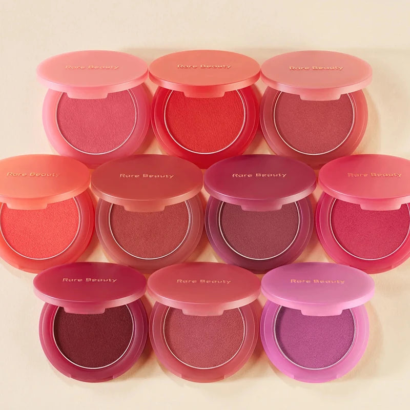 Rare Beauty The Cream To Powder Blush Has A Dreamy Color and A Long-lasting, Blurry Matte Effect Skin Texture Isn't Emphasized