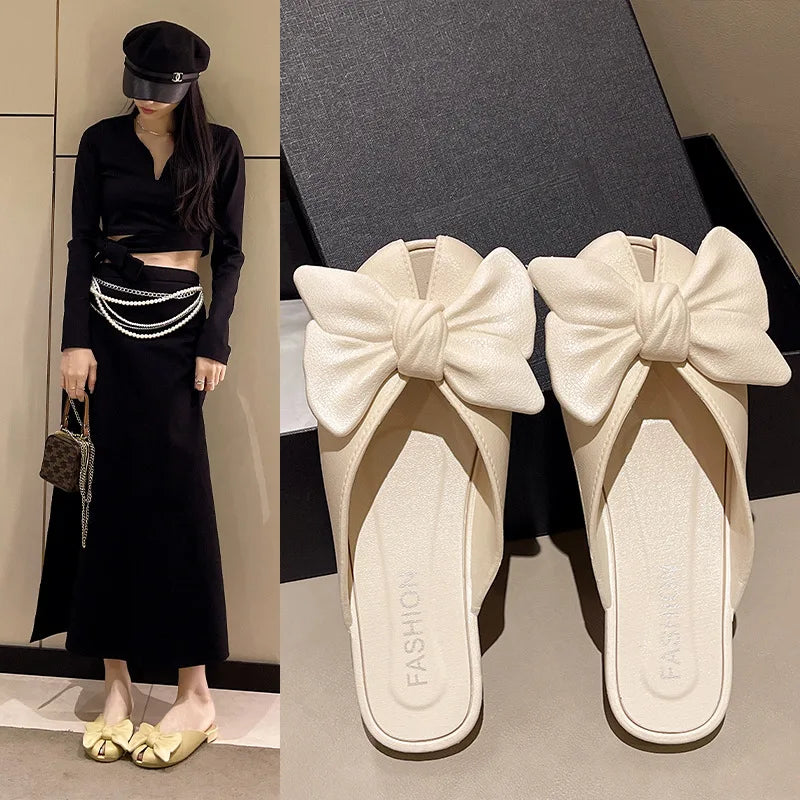 Women's Sandals Blin Blin Sweet Summer Sandals Shoes Women New Flat Sandals Beach Slippers For Summer Footwear Chaussures Femme