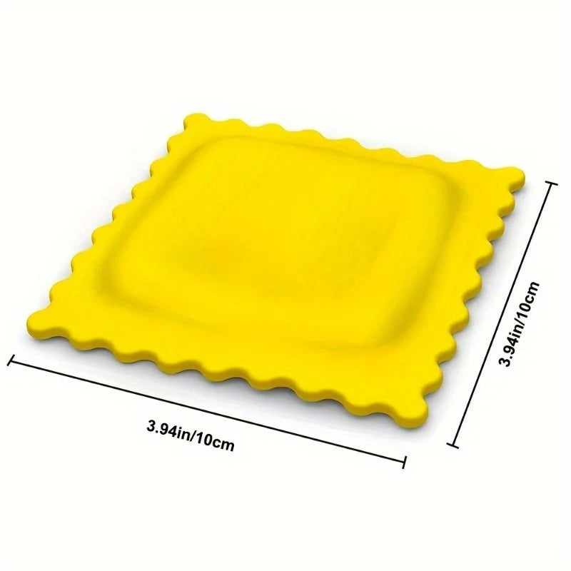 1pc Cartoon Biscuit-Shaped Soup Spoon Rest - Heat Insulating and Anti-Scalding  Mat for Kitchen Gadgets for Restaurant Kitchen