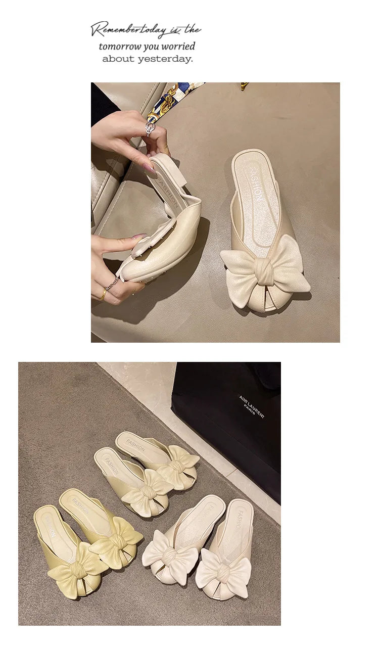 Women's Sandals Blin Blin Sweet Summer Sandals Shoes Women New Flat Sandals Beach Slippers For Summer Footwear Chaussures Femme