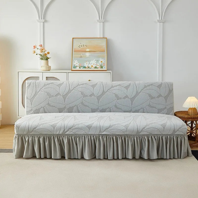 Armless Futon Folding Sofa Bed Cover To Prevent Cat Scratching/Protector Dustproof Non-Slip Stretch Folding Sofa Covers 소파 커버