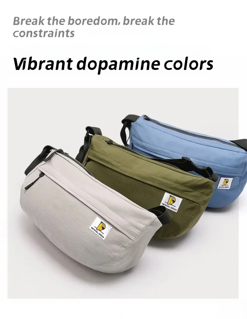Casual Crossbody Bags For Men Women Shoulder Messenger Bag Large Capacity Small Fashion Travel Handbag Boys Girls Sling Bag