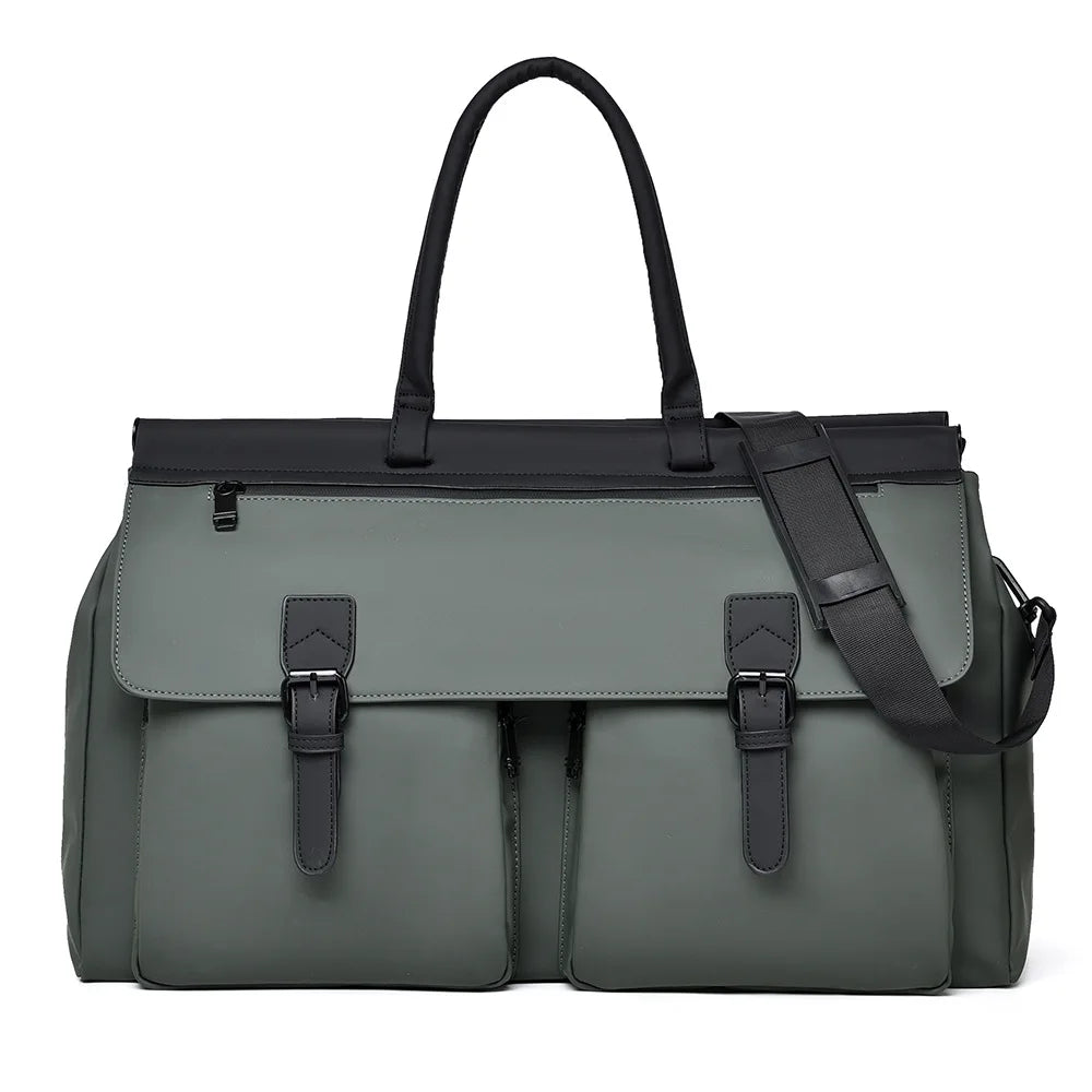 Men's Work Bag,Large Capacity Commuter Bag with Separate Wet/Dry Compartment,Multi-Purpose Travel Duffel for Gym Business Trips