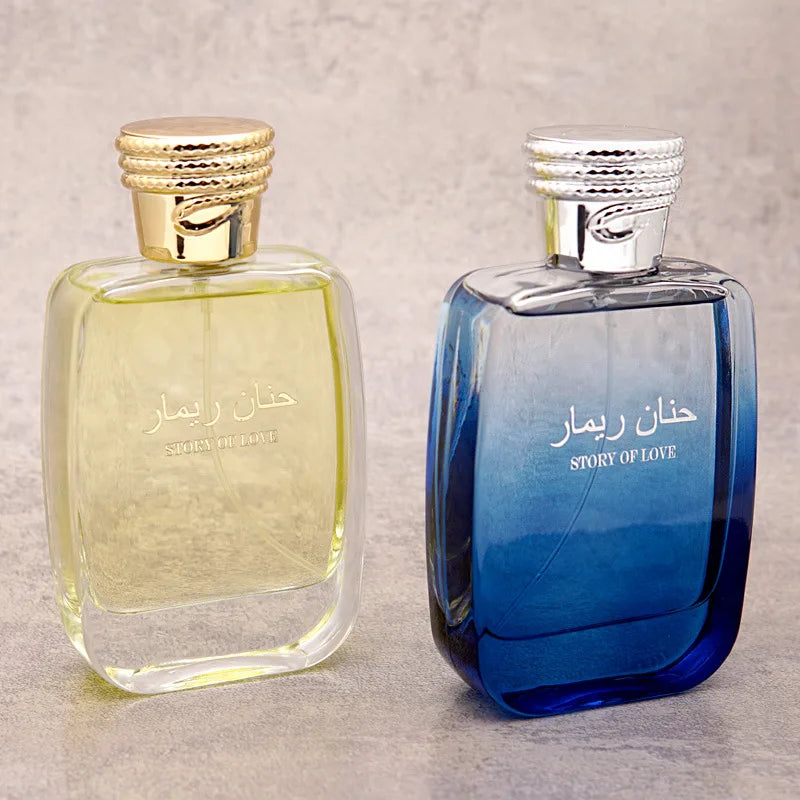Arabic Brand Fragrant Fruit Lemon Jasmine Woody Charm Cologne Perfume Long-lasting Business Men's Daily Neutral Fragrance Spray