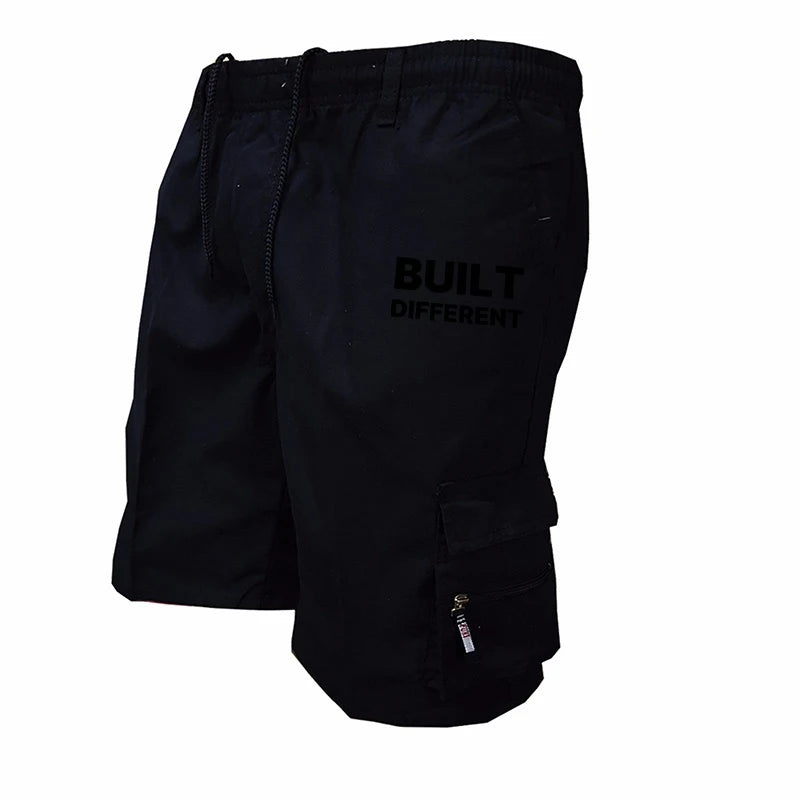 Mens Cargo Shorts Summer Outdoor Camouflage Print Short Pants Multi Pocket Casual Utility Style Big Size Trousers Durable Fabric