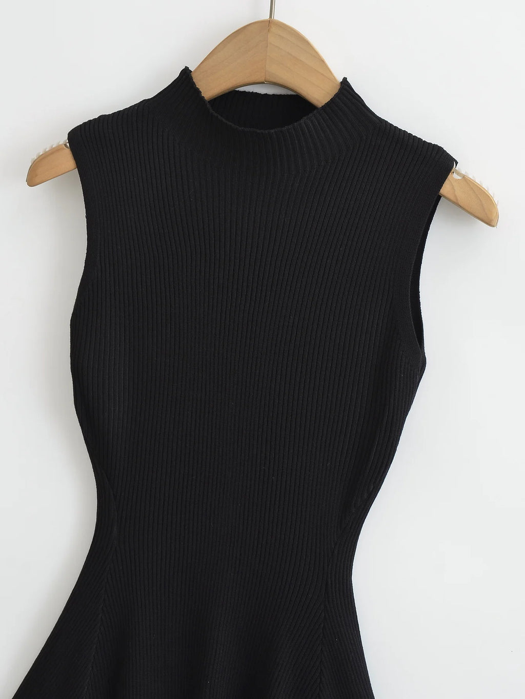 Summer Dresses for Women 2023 Sexy Sleeveless Knitted Dress Vestido Pullover Bodycon Mini Dress