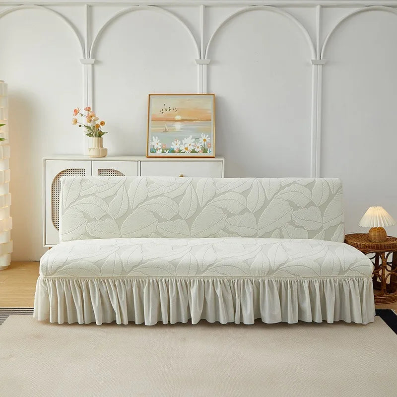 Armless Futon Folding Sofa Bed Cover To Prevent Cat Scratching/Protector Dustproof Non-Slip Stretch Folding Sofa Covers 소파 커버