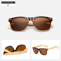 Natural Wooden Sunglasses for Men and Women, Polarized Fashion Sun Glasses with Original Wood Frame