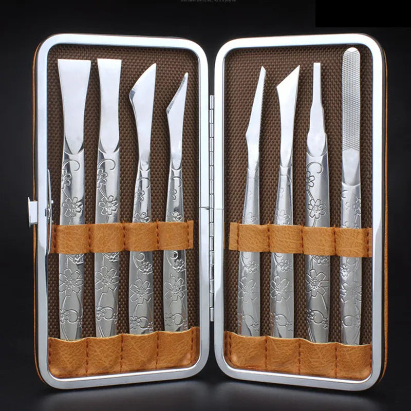 Leather Craft Skiving Knife with Sharp Handle, Handwork DIY Tool, 1Set