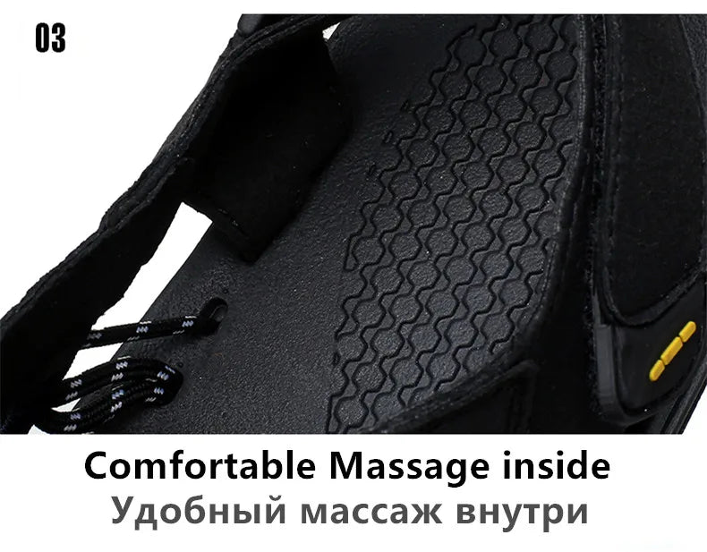 Summer Hand-woven Men's Sandals Fashion Men Casual Shoes Brand Designer Sneakers High Quality Outdoor Beach Sandals Men Shoes