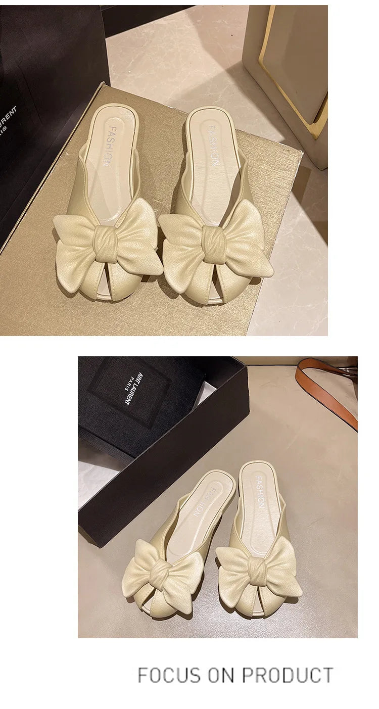 Women's Sandals Blin Blin Sweet Summer Sandals Shoes Women New Flat Sandals Beach Slippers For Summer Footwear Chaussures Femme