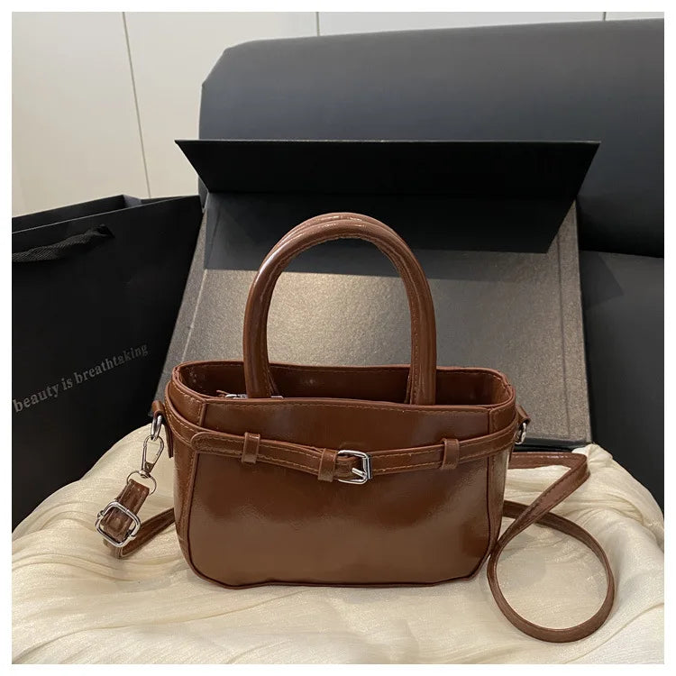 Handbag Girls Trend Fashion Korean Small Square Bag Premium Versatile Shoulder Crossbody Bag