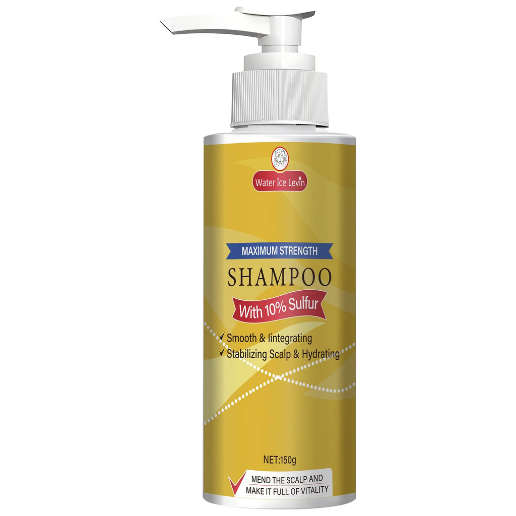 Maximum Strength 10% Sulfur Shampoo - Smoothing, Scalp Stabilizing & Hydrating for Men & Women.