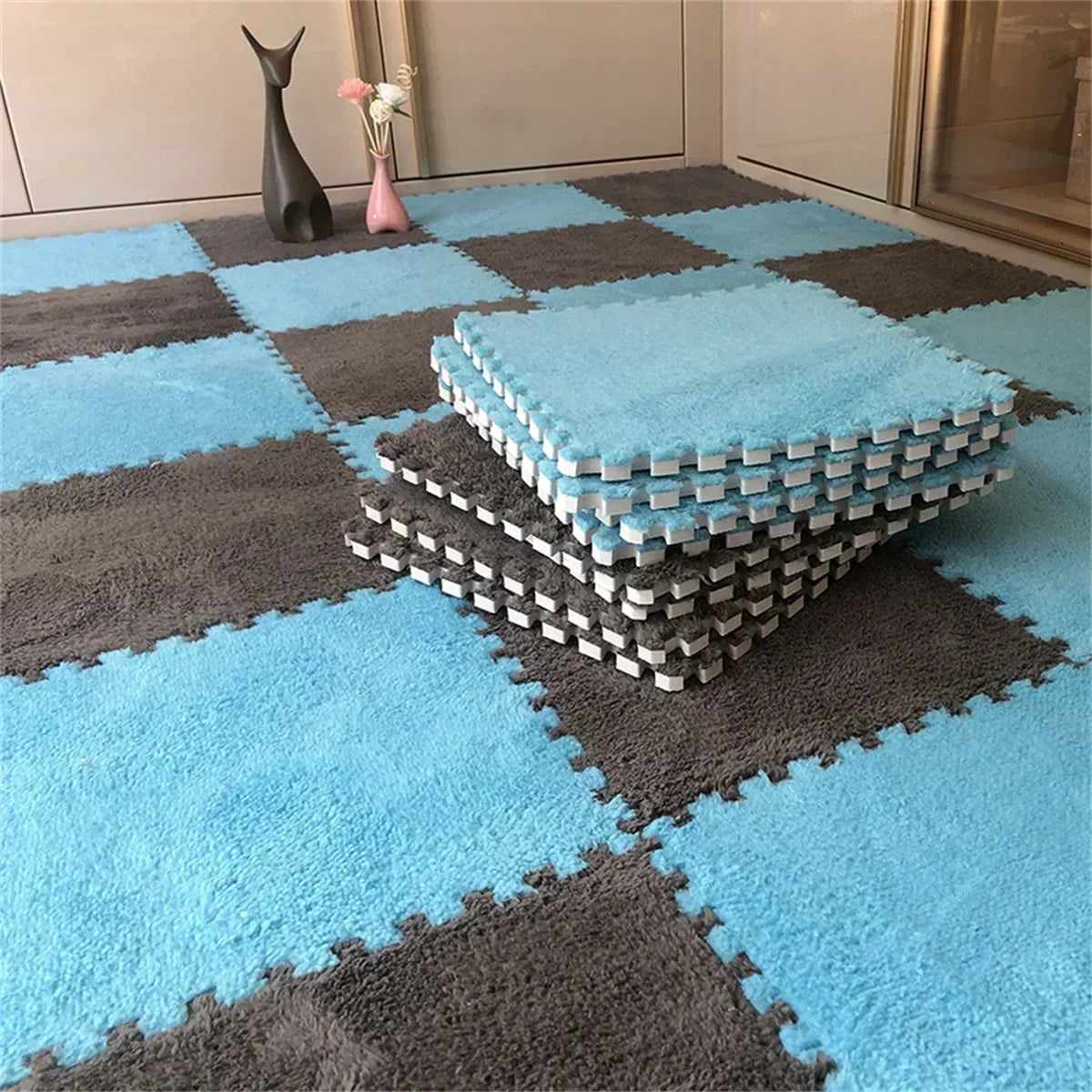 Children's Room Activity Mat Baby Household Non-slip Crawling Mat EVA Foam Puzzle Carpet Bedroom Living Room Decoration