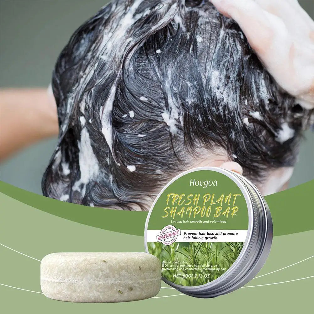 Rosemary Hair Loss Shampoo Soap Deep Cleansing For Hair & Scalp Massage,Strengthen Hair Roots Dry Damaged Hair Treatment Soap