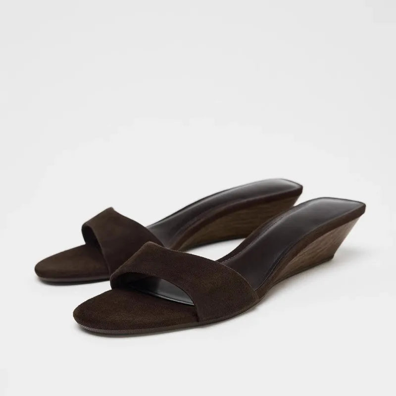 Sandals With Platform For Women New 2025 Brand Sandals Luxury Wedge Sandals Platform Sandals Simple Versatile Fashion Sandals