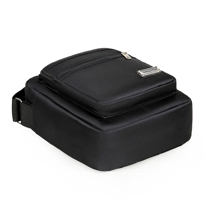 Men's Shoulder Bag Business Leisure Large Capacity Portable Handbag Multi Layer Waterproof Summer Male's Crossbody Bags