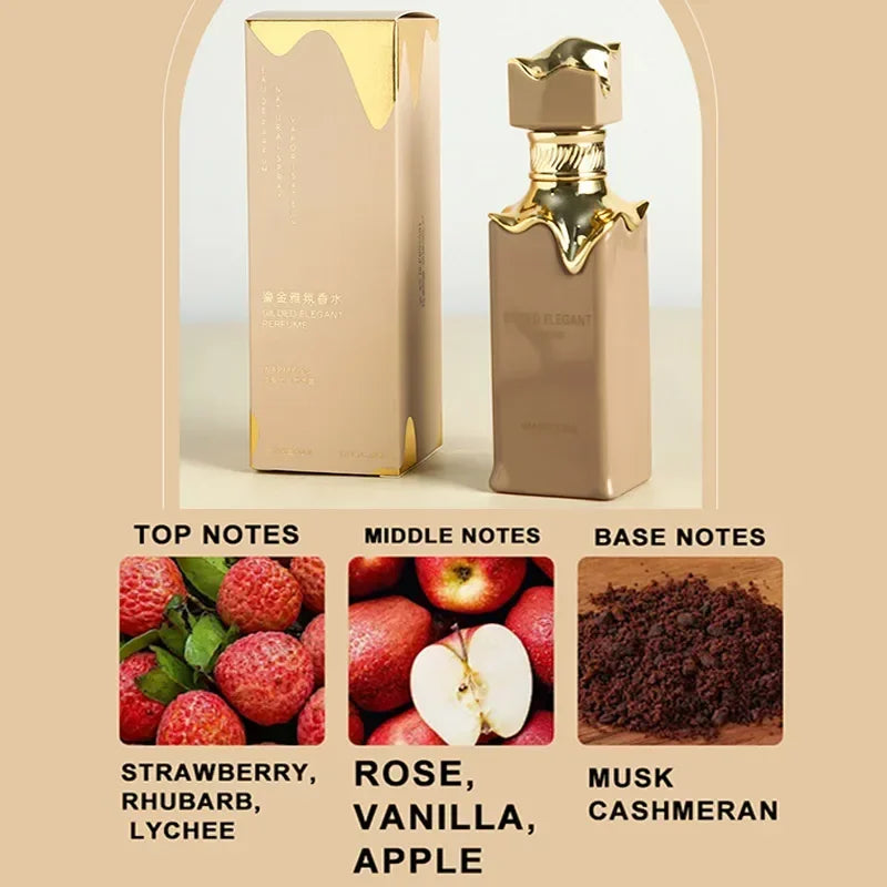 Brand Perfume Arab Women Caramel Vanilla Gourmet Eau De Toilette Lasting Fresh Floral Fruity Neutral Charm Perfume