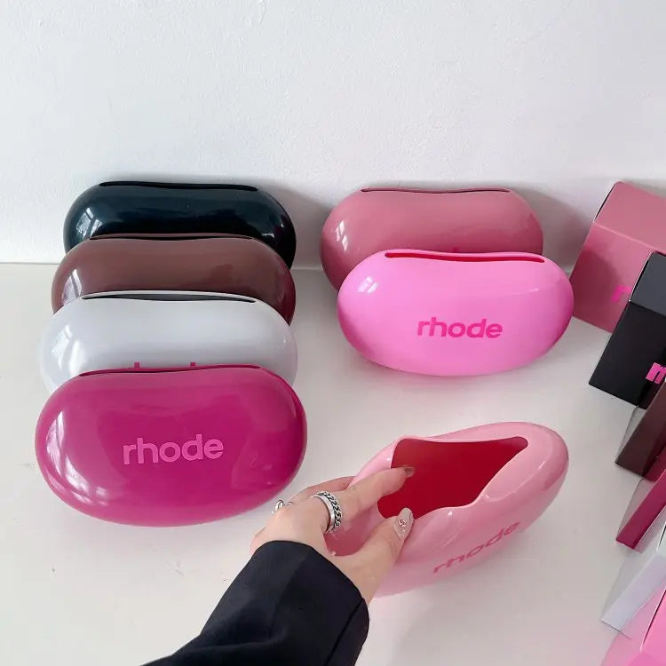 Lip Gloss Glaze Makeup Organizer Female Toiletry Kit Bag Make Up Case Storage Bags Pouch Box Cosmetic Box Organizer Zip Mirror