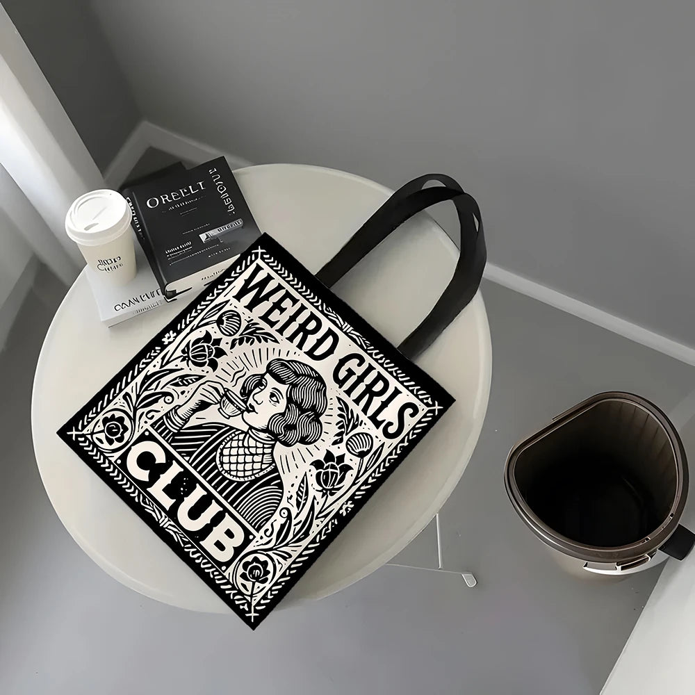 1 Pc Weird Girls Club Tote Bag, Girls Club Gifts, Girls Squad, Girls Crew, Girls Weekend, Gift For Hot Girls, Gift For Her, Bes