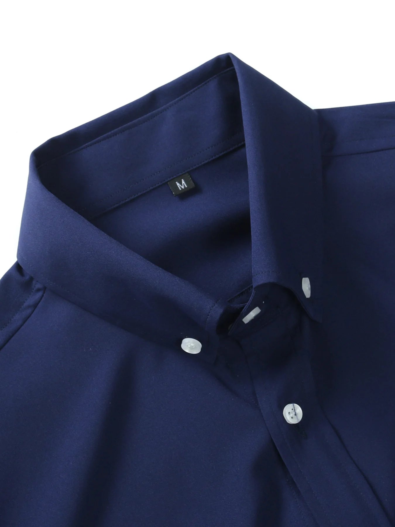 Shirts for Man Spring Autumn Polo Shirts Solid Color Business Comfort Breathable Long Sleeve Fashion Casual Classic Shirt