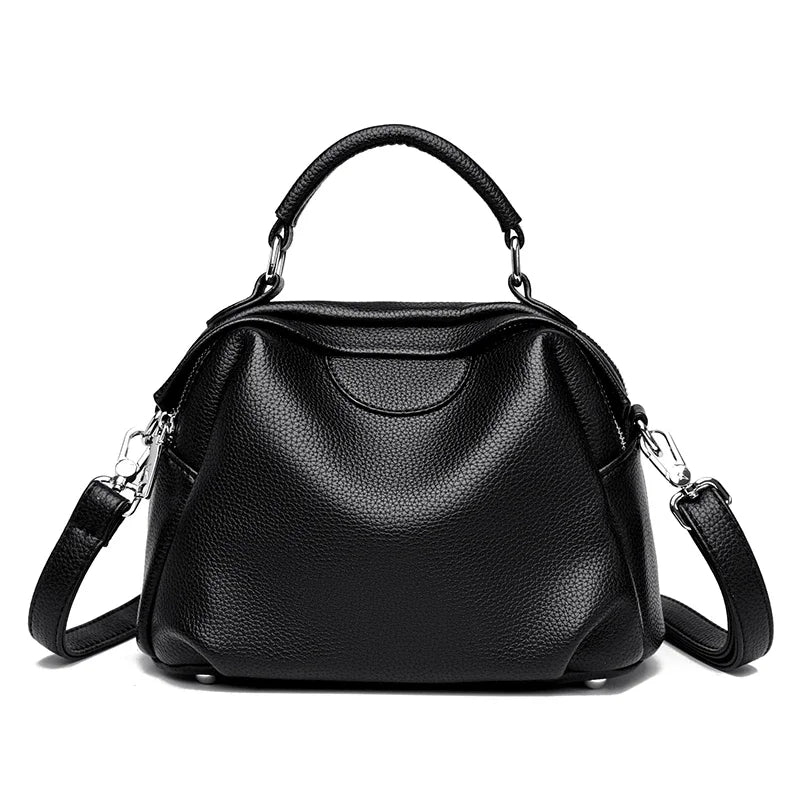 High Quality Soft Leather Tote Bag Fashion Women Shoulder Messenger Bag Large Capacity Wear-resistant Bag Luxury Handbag Sac