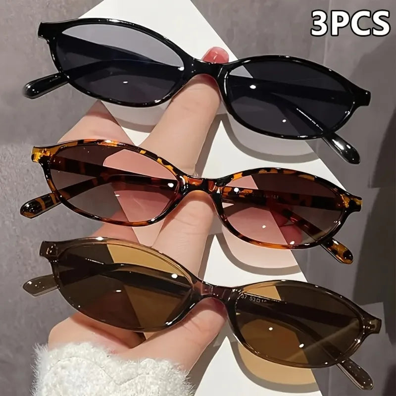 1/2/3 Pairs of Summer Women's Fashion Glasses Women's Sunglasses Suitable for Daily Decoration and Photography in Summer UV400