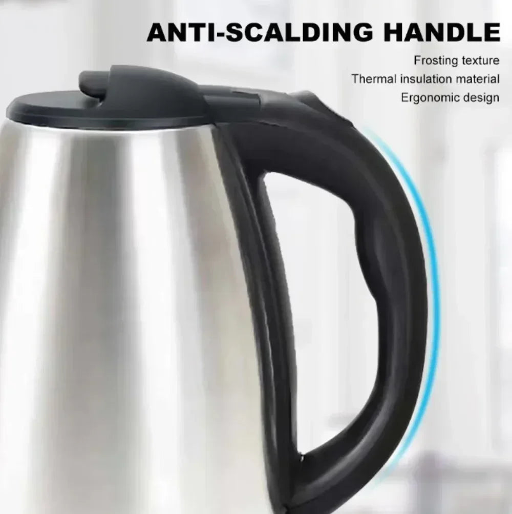 High-quality 2L Hot Water Kettle Stainless Steel Electric Teapot Electric Kettle Coffee Beverage Boiler Electric Water Heater