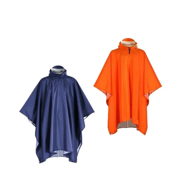 Rain Coat Travel Raincoat Waterproof Rain Poncho Hooded Sun Shelter For Outdoor Camping Hiking Fishing Cycling Climbing