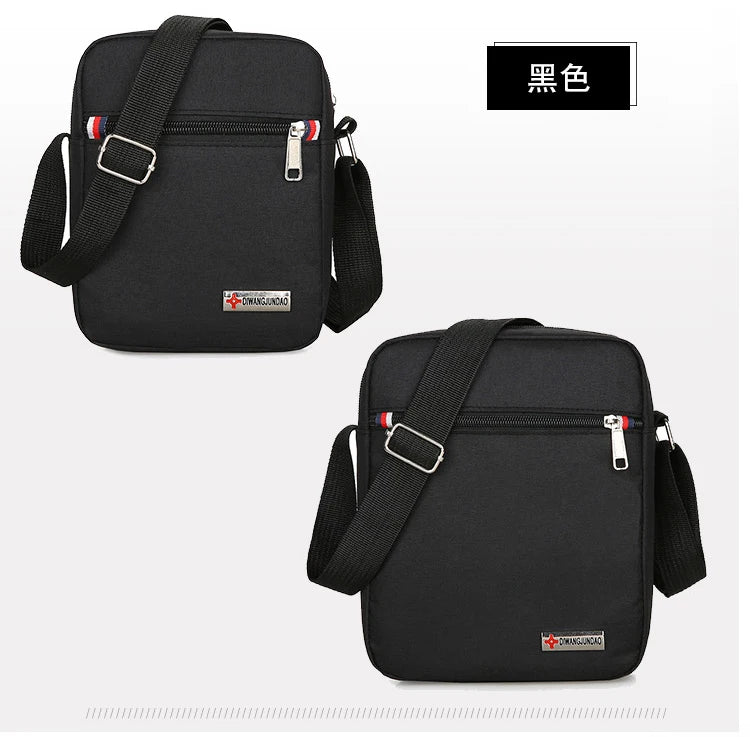 2022 Men's Bag Fashion Small Canvas Casual Handbags Male Cross Body Shoulder Messenger Bags for Men Purses and Handbags