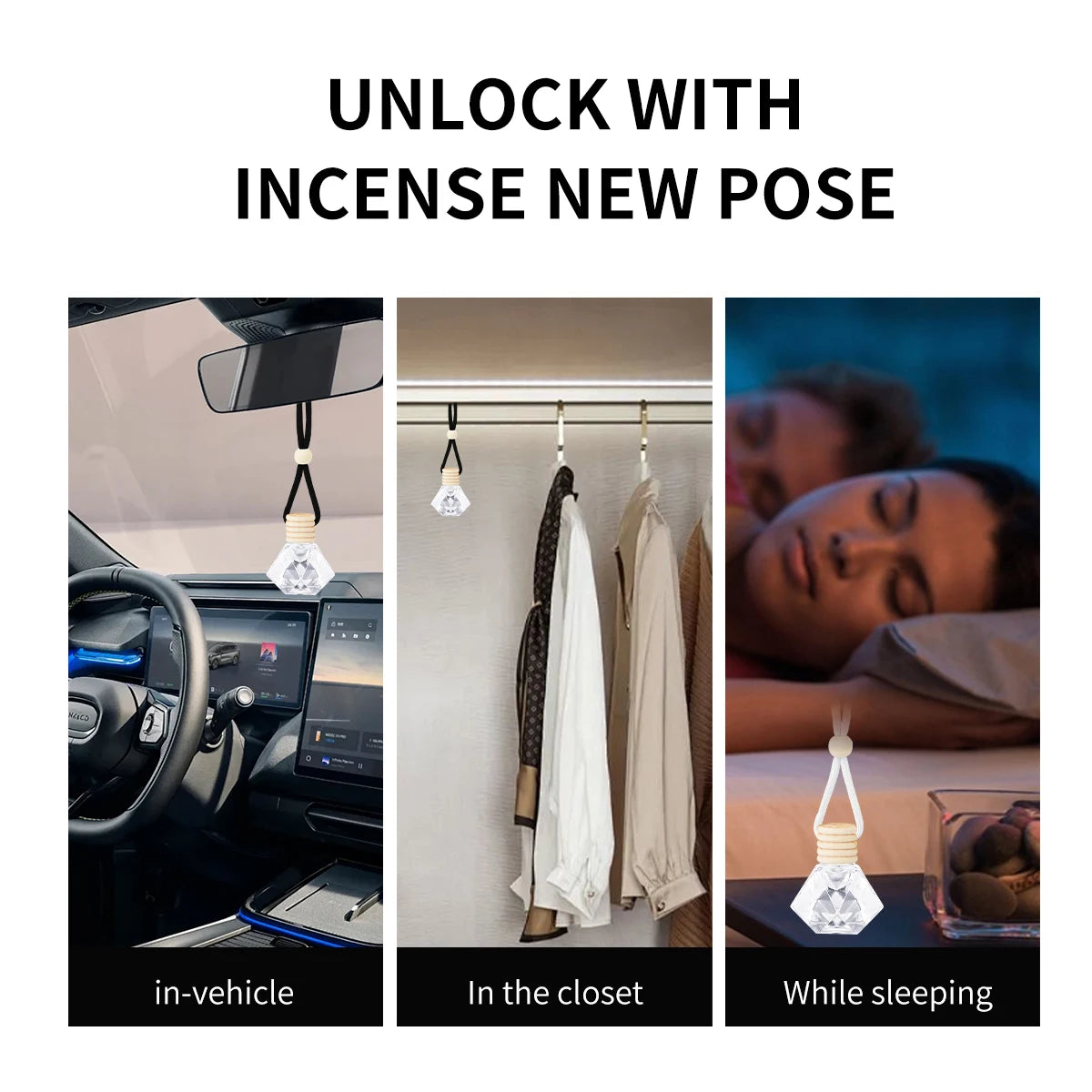 Perfume for cars - fresh air for cars, car fragrance for car interior parts, lasting and fresh fragrance, suitable for cars