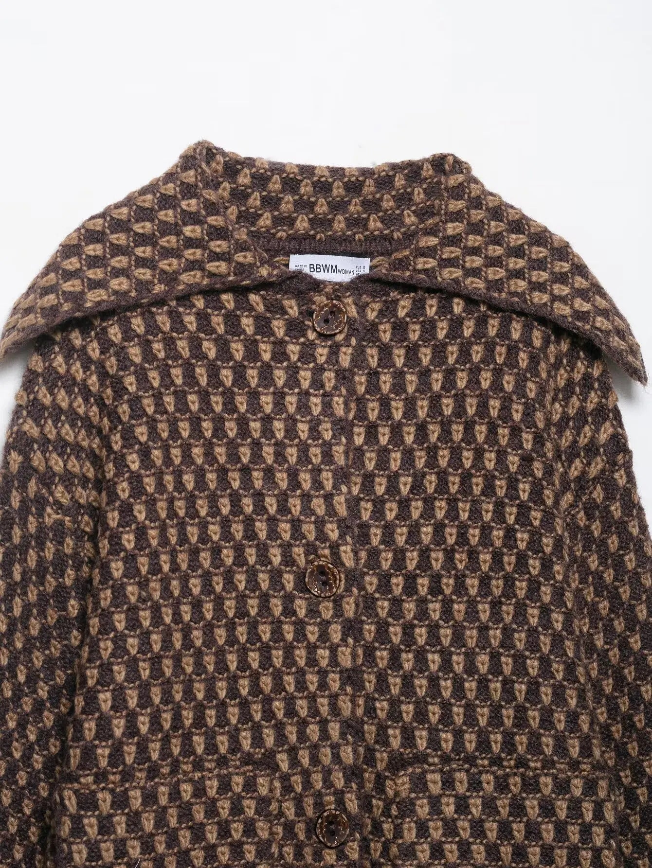 Chic Fashion Knitted Jackets for Women 2026 Autumn Winter Long Sleeve Single-Breasted Short Coats High Street Casual New Jackets