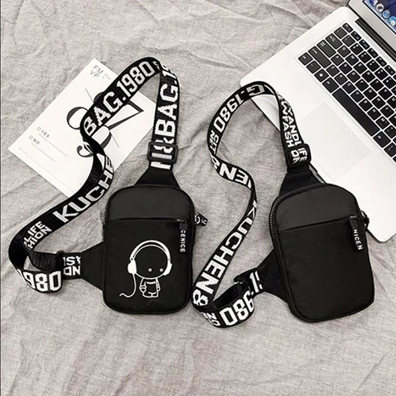 Men's Shoulder Bag Trend Waterproof Small Messenger Bag Square Crossbody Bags Bag For Men Sacoche Homme