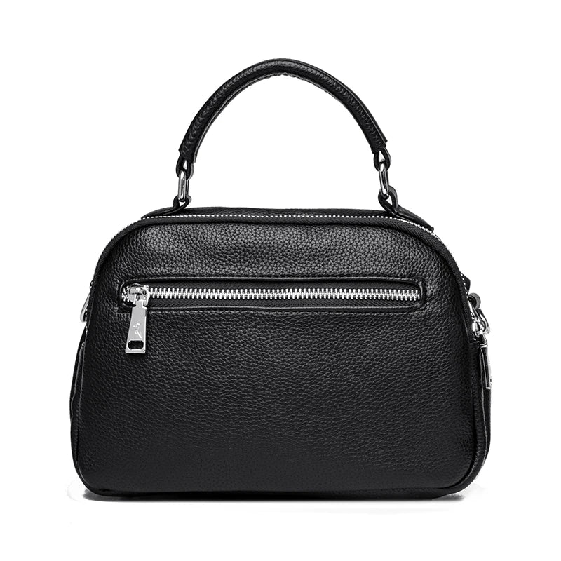 High Quality Soft Leather Tote Bag Fashion Women Shoulder Messenger Bag Large Capacity Wear-resistant Bag Luxury Handbag Sac