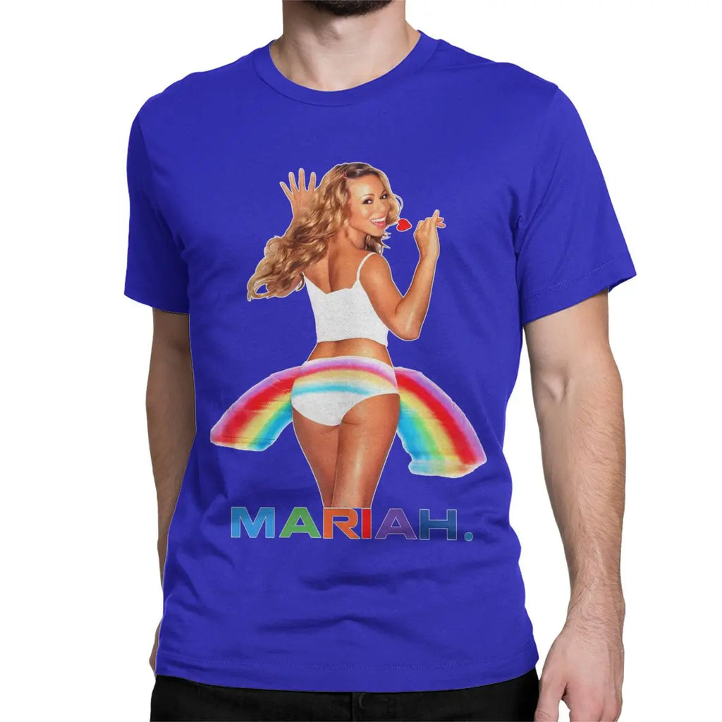 Mariahs T-Shirts for Men Women Creative 100% Cotton Tees Crew Neck Short Sleeve T Shirt Printed Tops