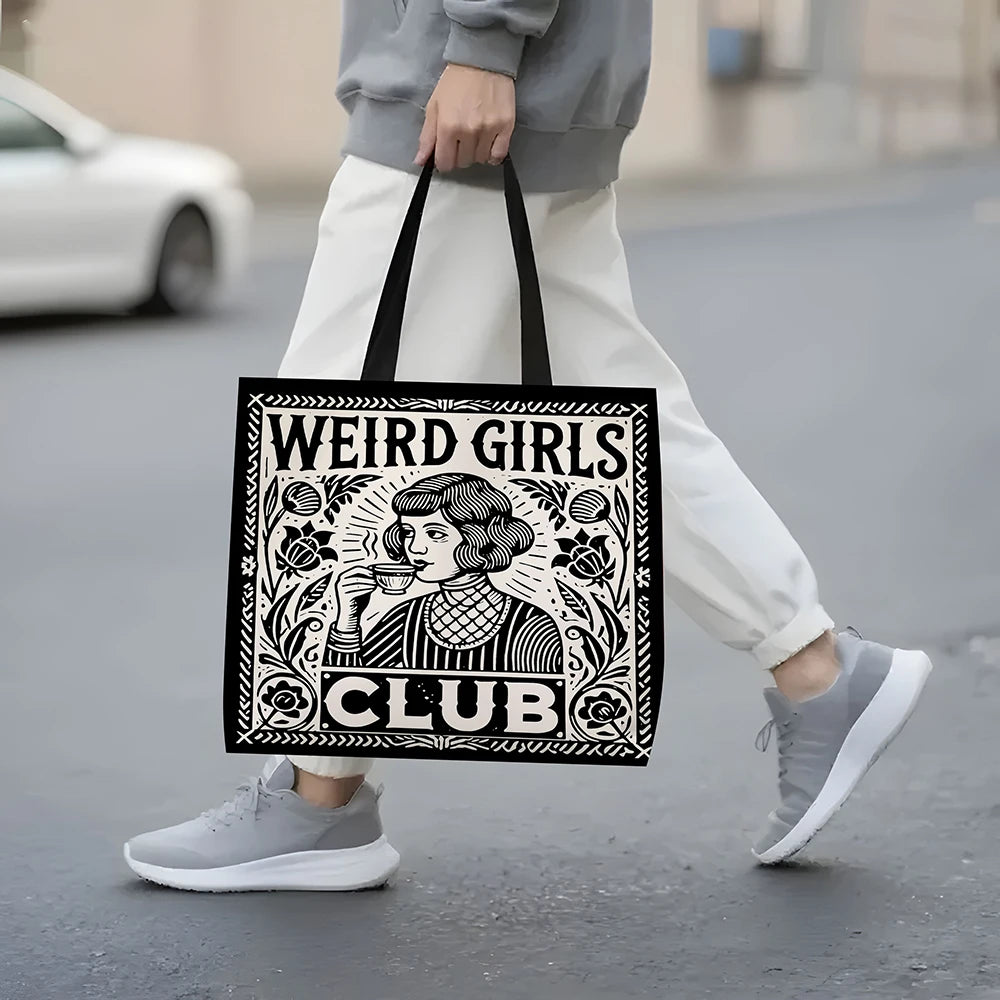 1 Pc Weird Girls Club Tote Bag, Girls Club Gifts, Girls Squad, Girls Crew, Girls Weekend, Gift For Hot Girls, Gift For Her, Bes