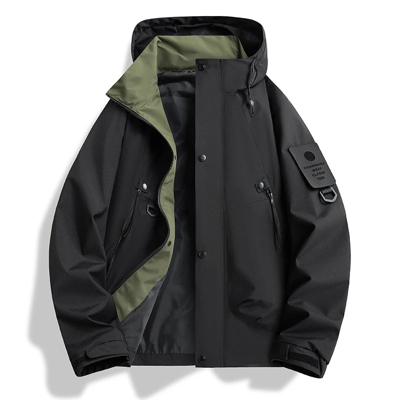 Spring jacket outdoor windproof and waterproof cotton-padded jacket sports jacket mountaineering suit rider jacket men's jacket