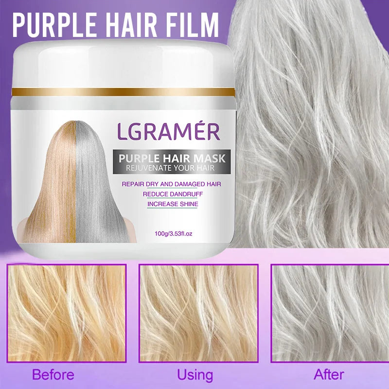 Hair Repairs Hair Mask Repair Damaged Dry Frizzy Curly Hair Treatment Hairs Conditioner Moisturize Shiny Essential Nourishing