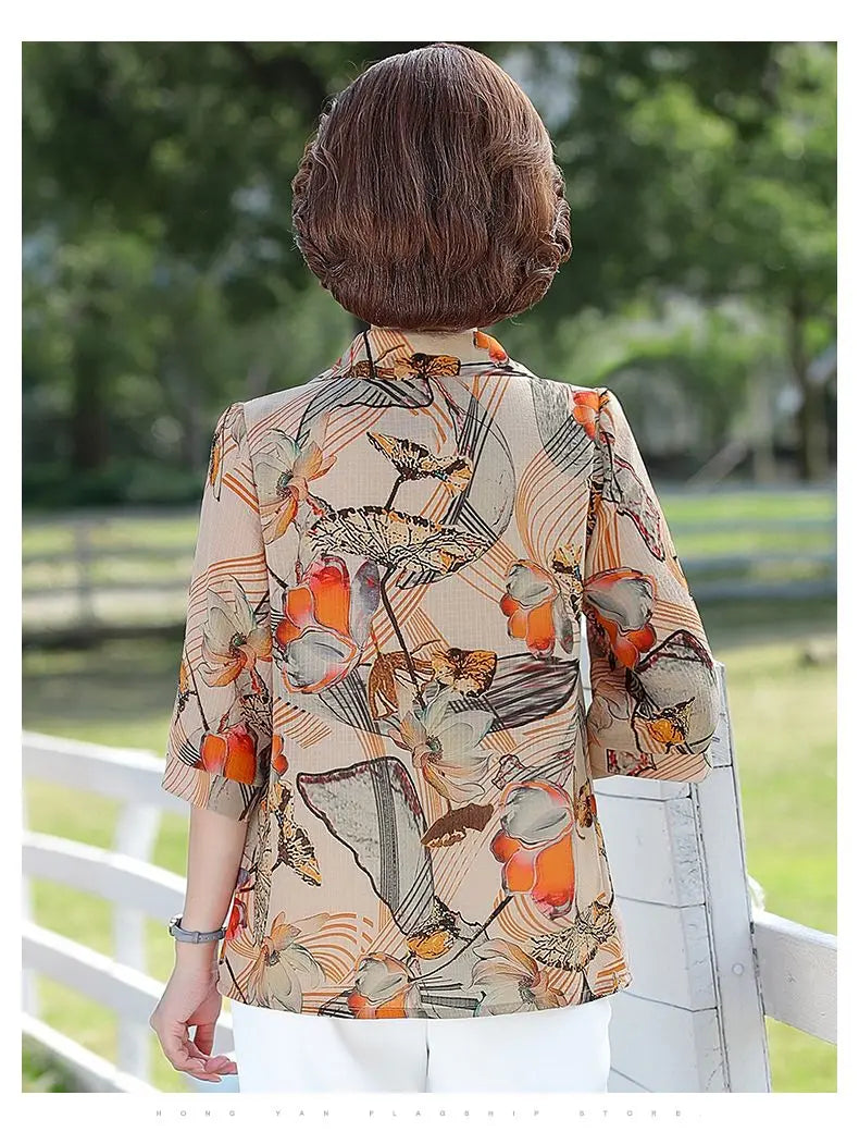 Women Summer Fashion Top Two-piece Set 2025 New Thin Shirt Spring and Summer Chiffon Shirt