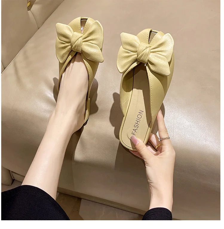 Women's Sandals Blin Blin Sweet Summer Sandals Shoes Women New Flat Sandals Beach Slippers For Summer Footwear Chaussures Femme