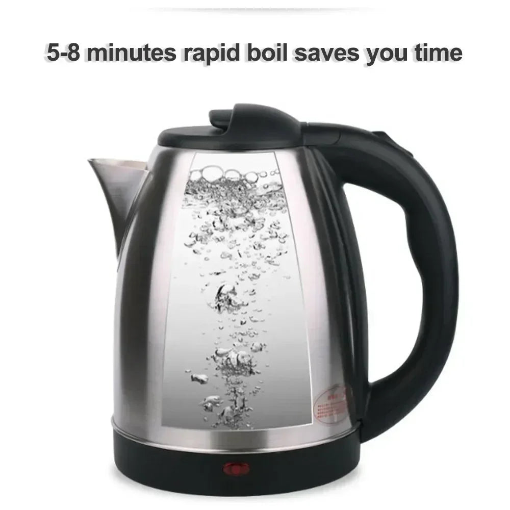 High-quality 2L Hot Water Kettle Stainless Steel Electric Teapot Electric Kettle Coffee Beverage Boiler Electric Water Heater