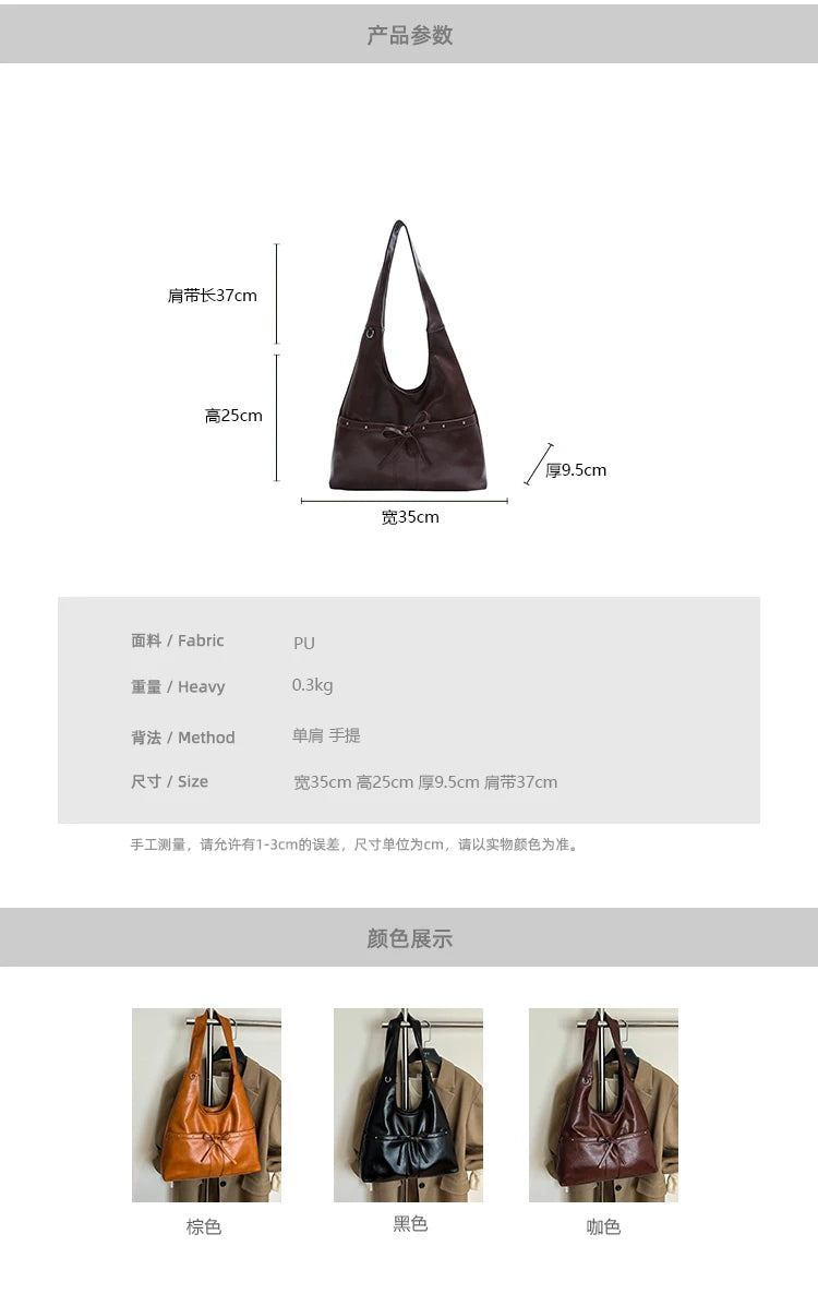 PU Large Capacity Hasp Tote Bags Solid Color High Quality Ladies Bags 2025 Hot Sale Light Luxury Commuting Women's Handbags